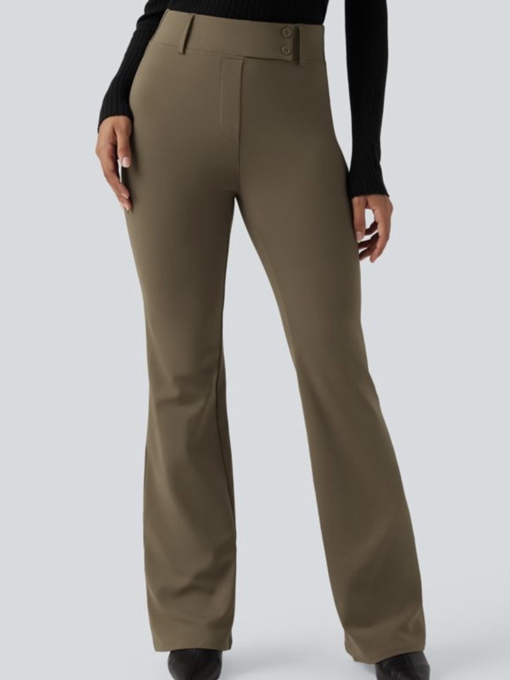 Halara flex pocket flare work pants small New 20